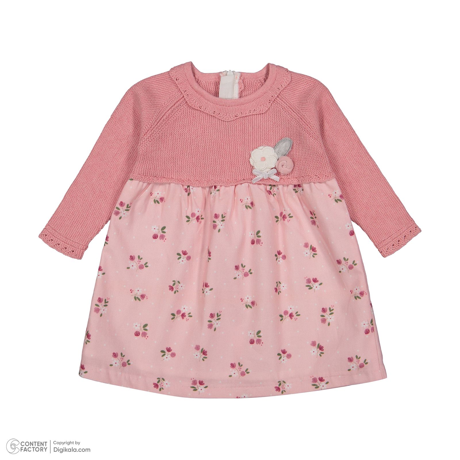 ست پیراهن و هدبند نوزادی دخترانه ایندیگو مدل 231631 - - 8