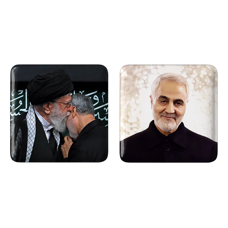 مگنت خندالو مدل سردار قاسم سلیمانی کد 25972604 مجموعه 2 عددی