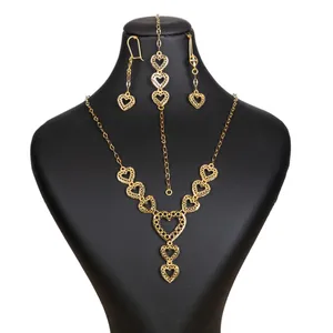 نیم ست طلا 18 عیار زنانه گالری یارطلا کد SR-02