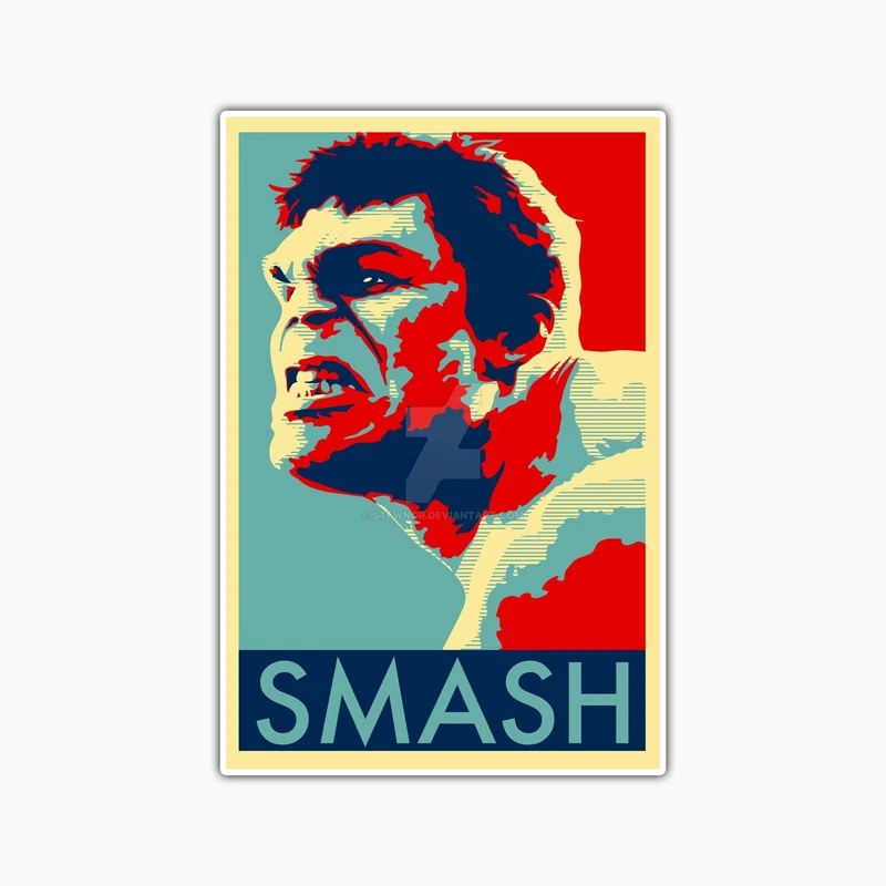 استیکر لپ تاپ و موبایل بووم طرح هالک کد TA26