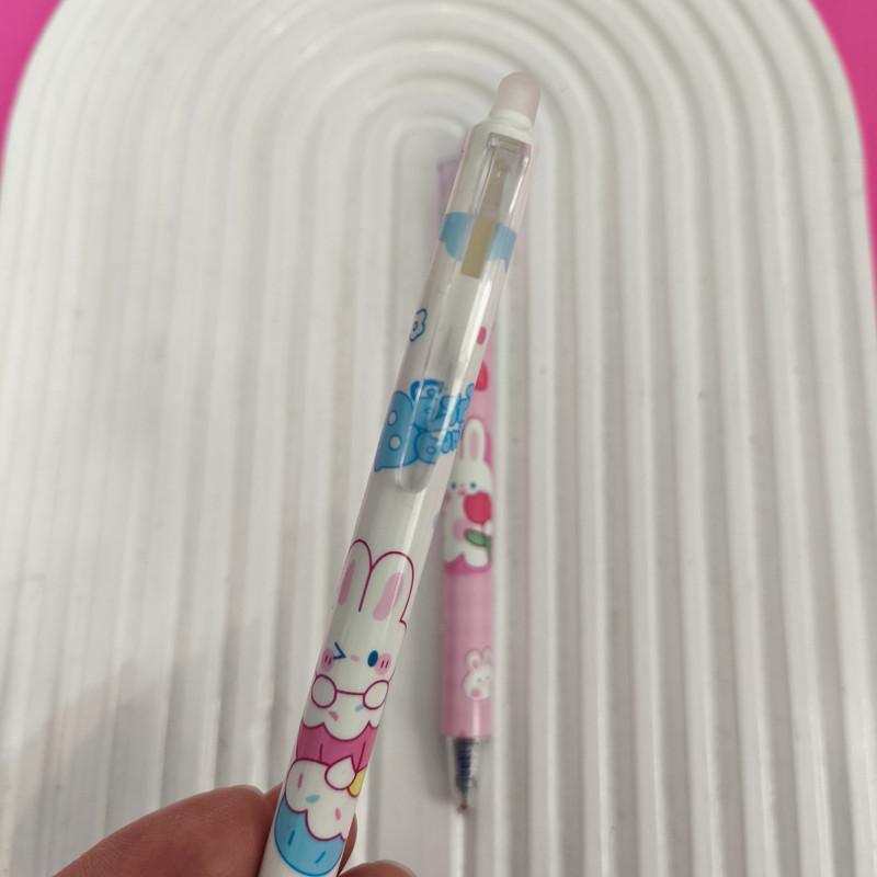 خودکار مدل پاک کن دار طرح خرگوش  مجموعه 2 عددی