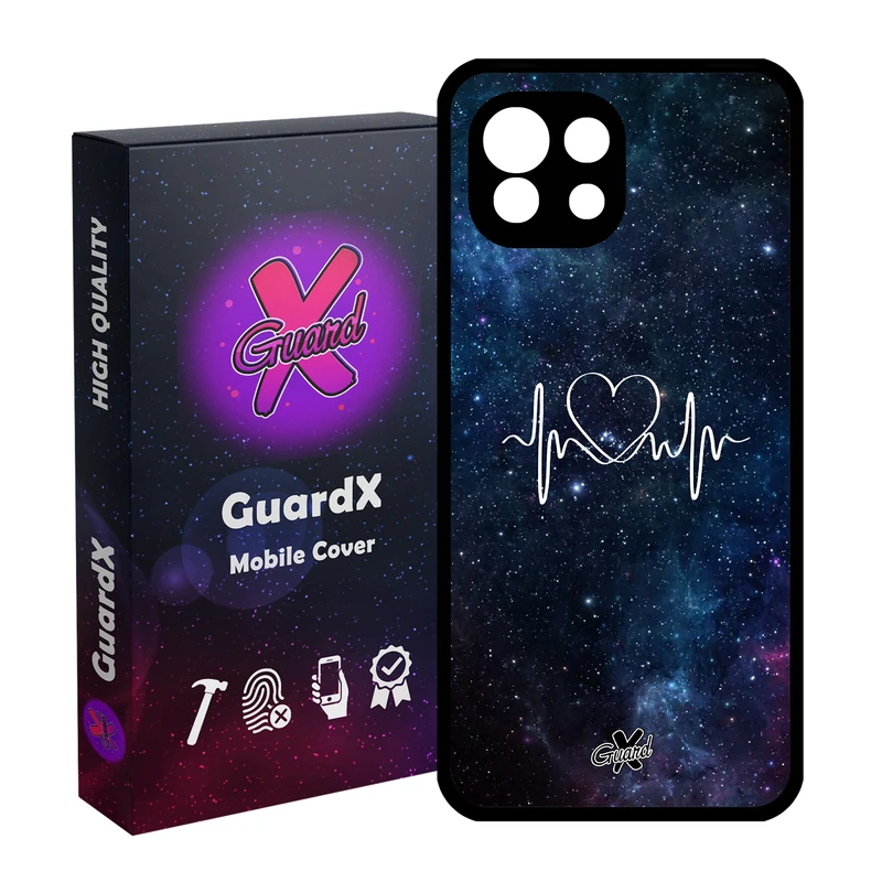 کاور گارد ایکس طرح Love مدل Glass10114 مناسب برای گوشی موبایل شیائومی Mi 11 Lite