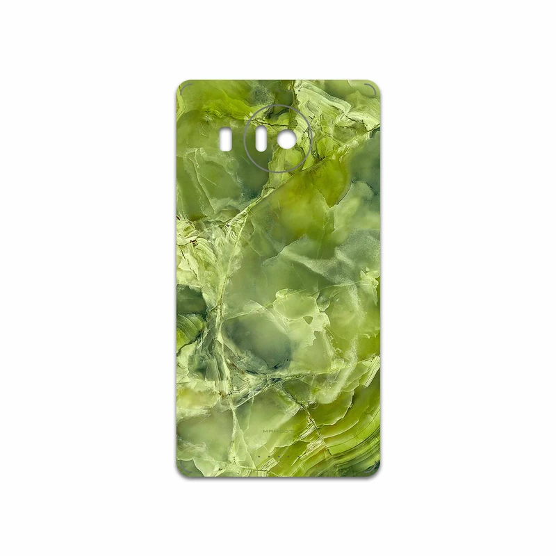 برچسب پوششی ماهوت مدل Green Crystal Marble مناسب برای گوشی موبایل مایکروسافت Lumia 950 XL