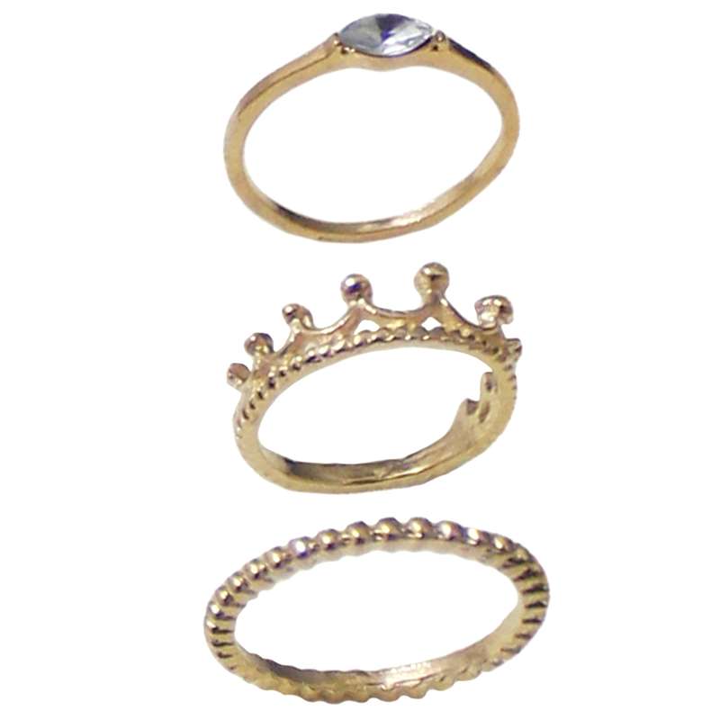 بند انگشتی زنانه کد RKH_1280 مجموعه 3 عددی