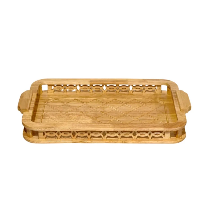 سینی دسته دار مدل دیاری کد 2013 سایز 42x26 سانتی متر