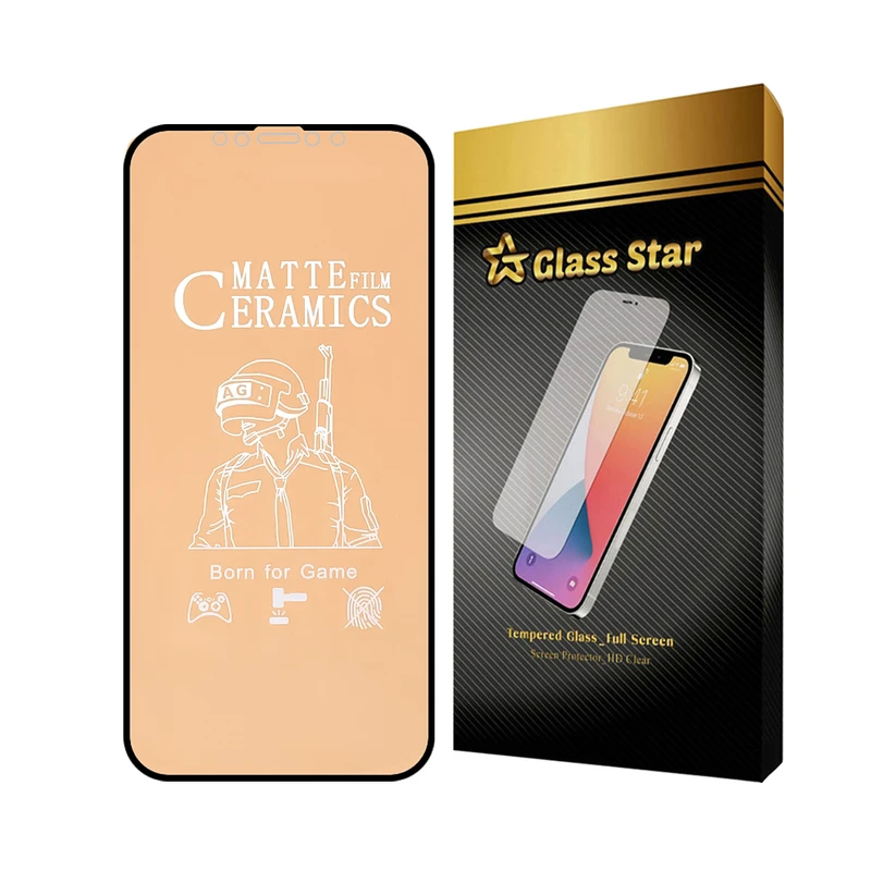 محافظ صفحه نمایش سرامیکی مات گلس استار مدل CERAMICG مناسب برای گوشی موبایل اپل iPhone 12 Pro / iPhone 12