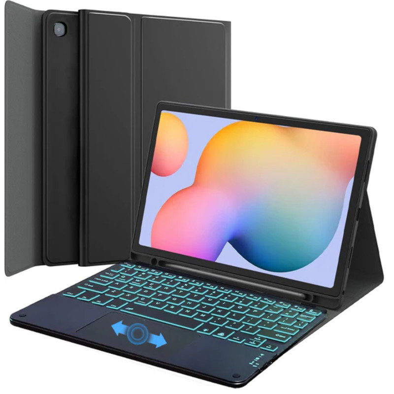 کیف کلاسوری کیبورد دار مدل NB---002 مناسب برای تبلت سامسونگ Galaxy Tab S10 FE Plus 13.1