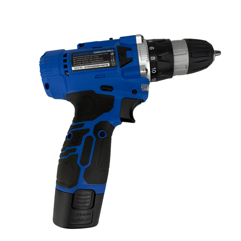  دریل پیچ گوشتی شارژی دو باتری 12 ولت سه نظام 10 میلیمتر ویوارکس مدل VR1210V-22A