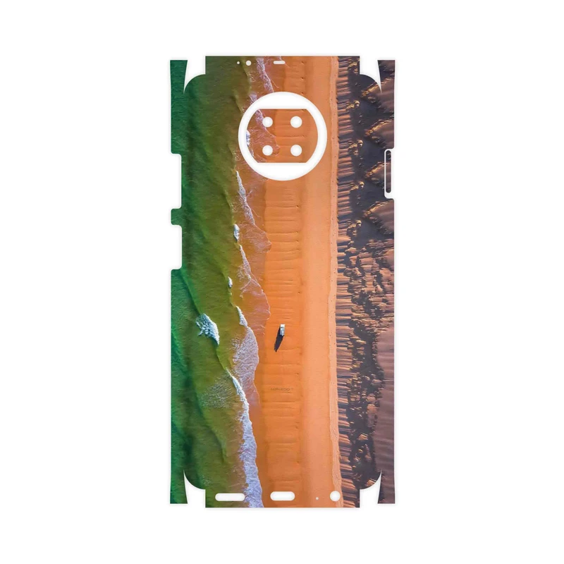 برچسب پوششی ماهوت مدل Beach and Green Sea-FullSkin مناسب برای گوشی موبایل شیائومی Redmi Note 9T