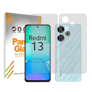 Panzer Glass Resistant model Matte screen protector suitable for Xiaomi Redmi 13 mobile phone Along with the phone back protector