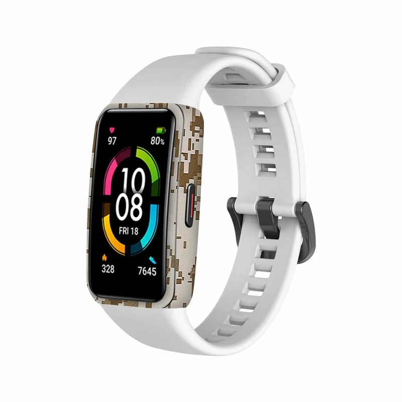  برچسب ماهوت طرح Army-Desert-Pixel مناسب برای ساعت هوشمند هوآوی band 6