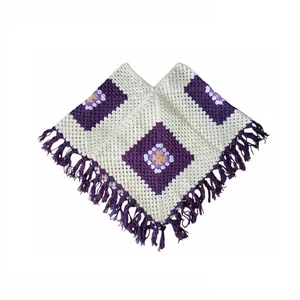 شنل دخترانه مدل دست بافت کد 006