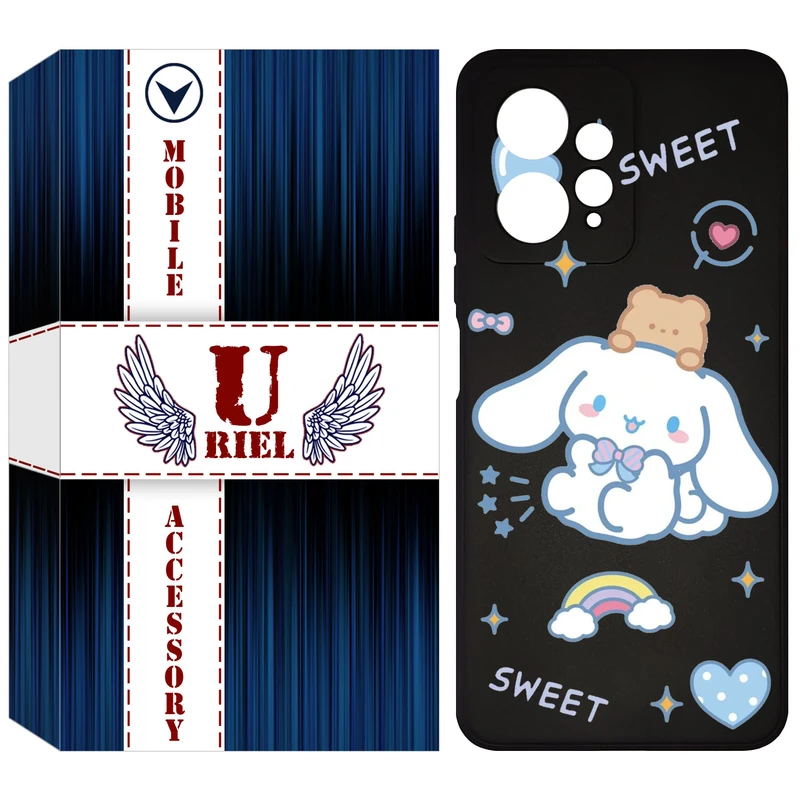 کاور یوریل مدل KSH کد 24 طرح خرگوش بامزه مناسب برای گوشی موبایل شیائومی Redmi Note 12 4G