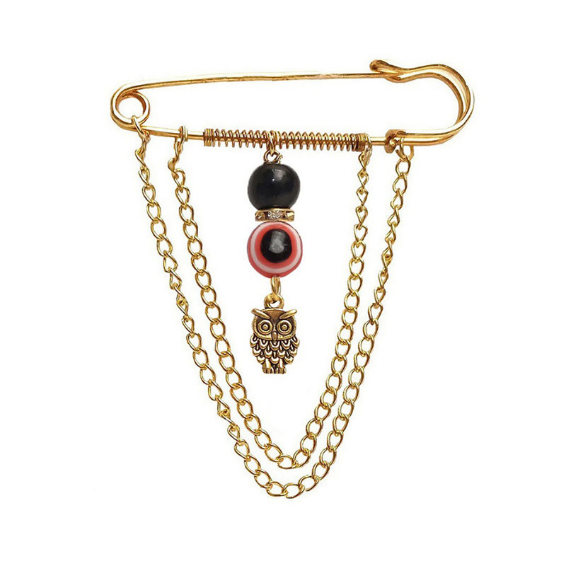 سنجاق سینه زنانه مدل چشم نظر 1130