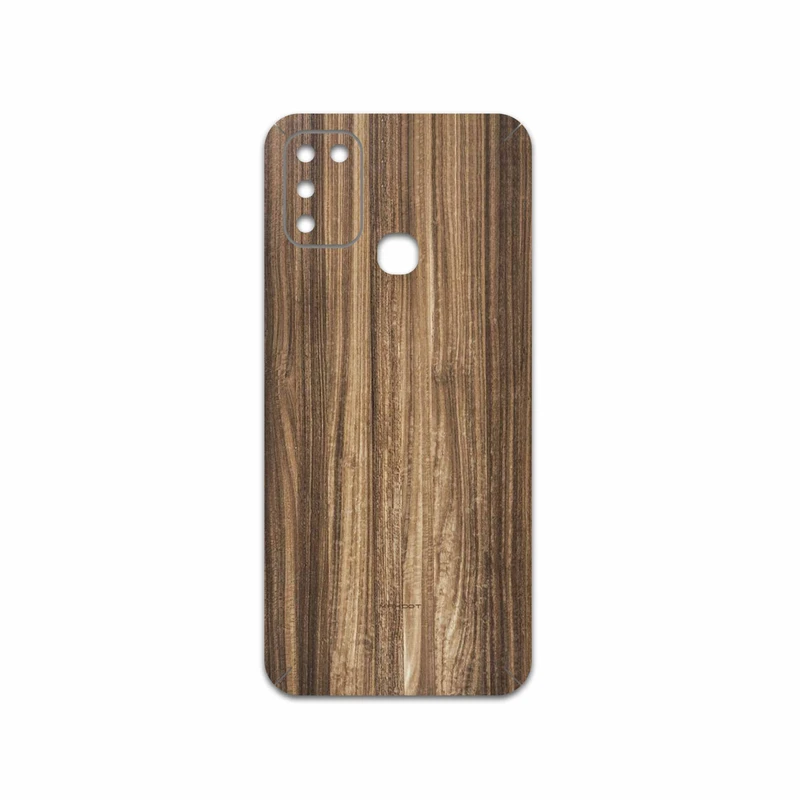 برچسب پوششی ماهوت مدل Light-Walnut-Wood مناسب برای گوشی موبایل اینفینیکس Hot 10 Play