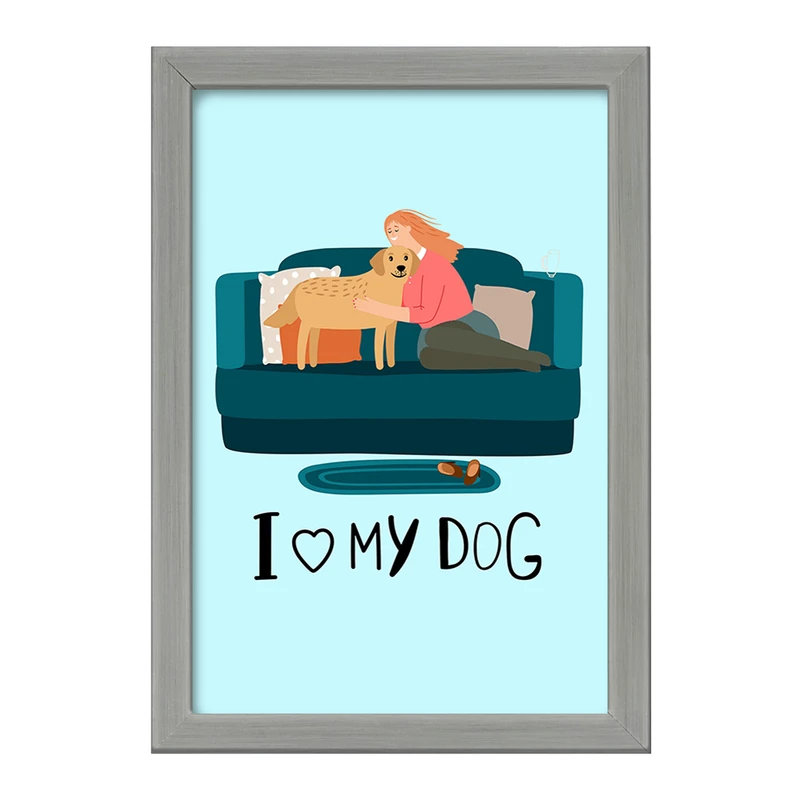 تابلو خندالو طرح حمایت از حیوانات کد 27385