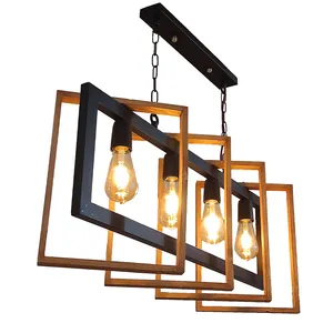 چراغ آویز چهار شعله رهام نور مدل R506/4