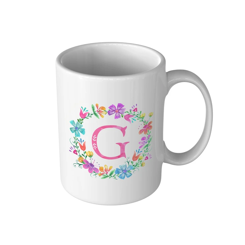 ماگ مدل MG2010 طرح حروف انگلیسی ج یا جی g