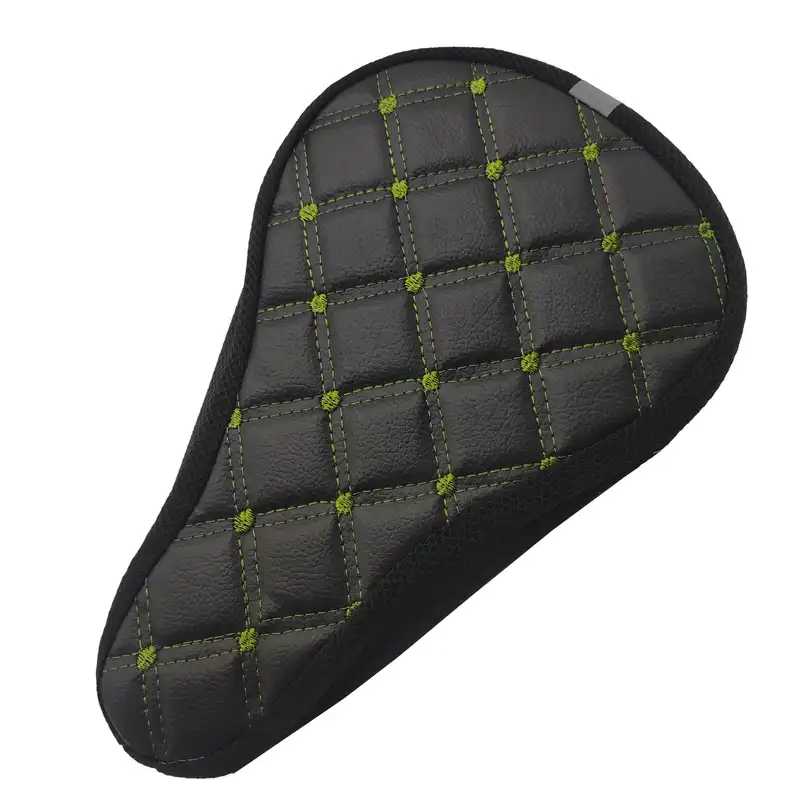 روکش زین دوچرخه مدل پافر چرمی