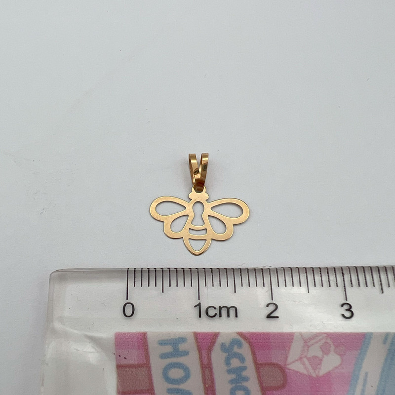 آویز گردنبند طلا 18 عیار زنانه گالری صادقی طرح زنبور