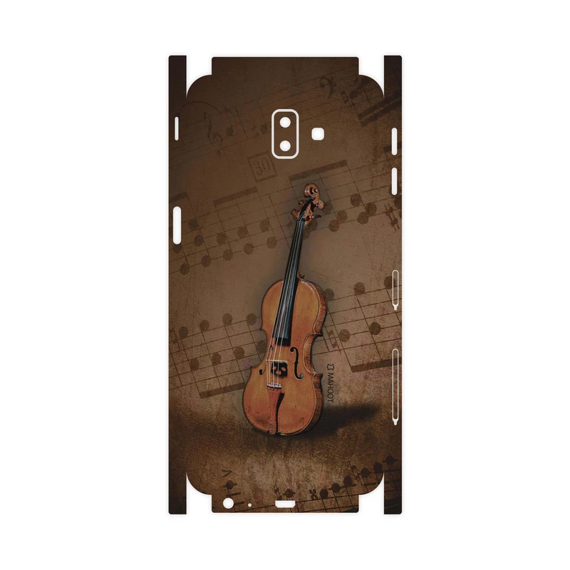 برچسب پوششی ماهوت مدل Violin-Instrument-FullSkin مناسب برای گوشی موبایل سامسونگ Galaxy J6 Plus