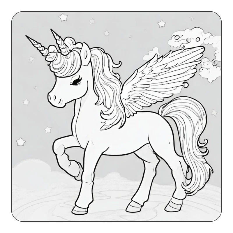 مگنت کاکتی طرح اسب تک شاخ و یونیکورن مدل mp33334