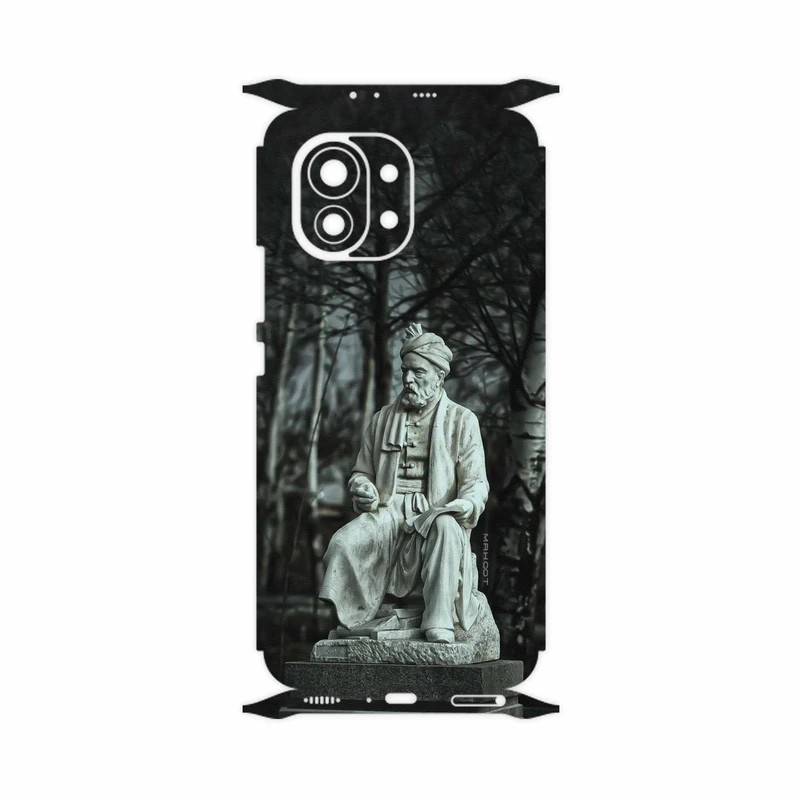 برچسب پوششی ماهوت مدل Ferdowsi-Logo-FullSkin مناسب برای گوشی موبایل شیائومی Mi 11 5G