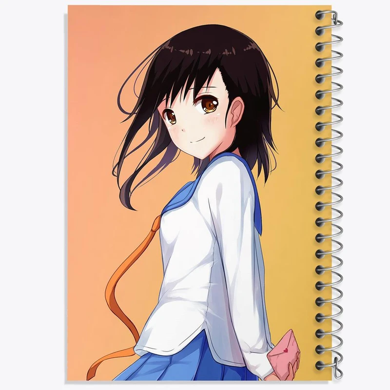 دفتر نقاشی 50 برگ خندالو مدل اونودرا انیمه عشق دروغین کد 17141