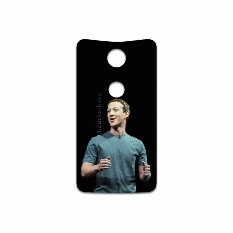 برچسب پوششی ماهوت مدل Mark Zuckerberg مناسب برای گوشی موبایل گوگل Nexus 6