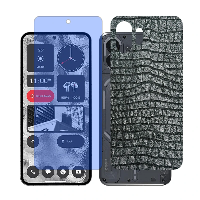 محافظ صفحه نمایش بلو کات گلس مدل Together مناسب برای گوشی موبایل ناتینگ 2 Phone به همراه برچسب پوششی پشت گوشی