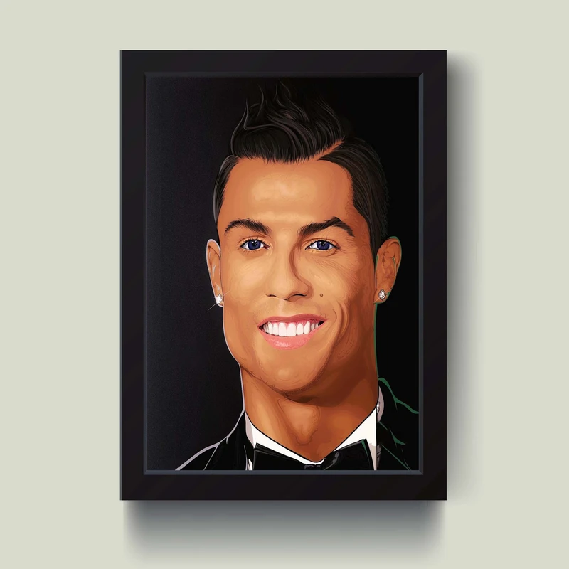 تابلو مدل رونالدو CR7 کد m2421-b