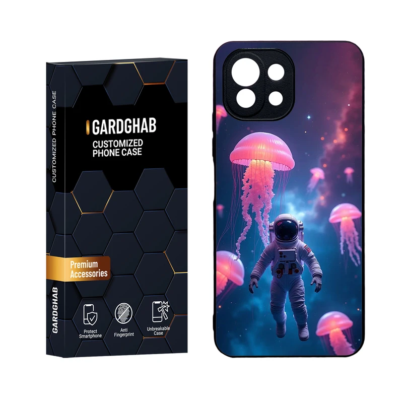 کاور گارد قاب مدل دورژله ای کهکشان مناسب برای گوشی موبایل شیائومی Mi 11 Lite 4G / 5G