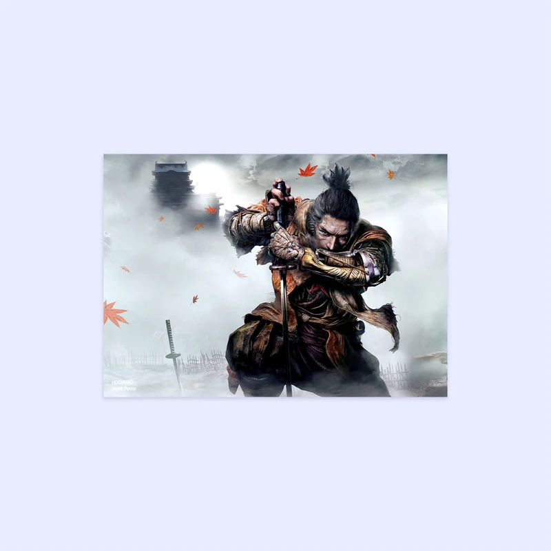 پوستر هومرو مدل فلزی طرح Sekiro کد PS972