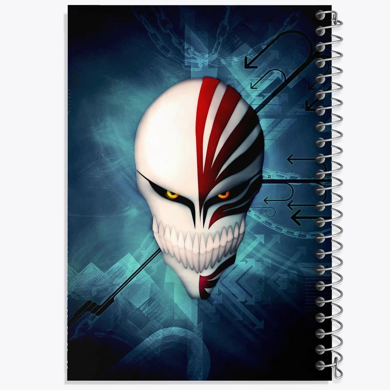 دفتر ژورنال نویسی 50 برگ خندالو مدل نقطه ای طرح انیمه بلیچ Bleach کد 12020