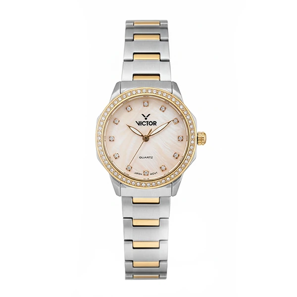 ساعت مچی عقربه‌ای کوارتز زنانه ویکتور مدل 5706L
