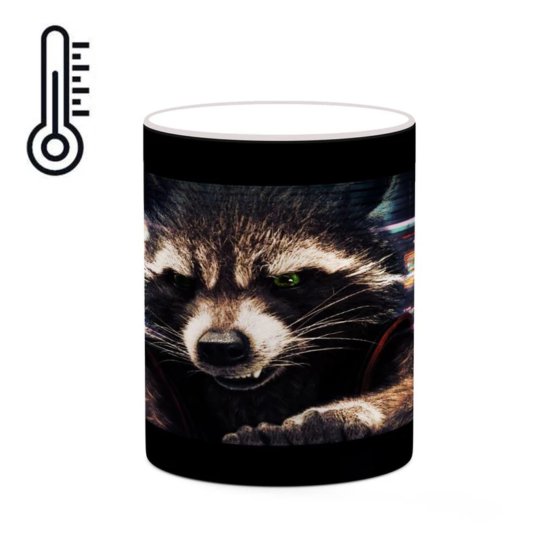 ماگ حرارتی کاکتی مدل Rocket Raccoon کد mgh39786