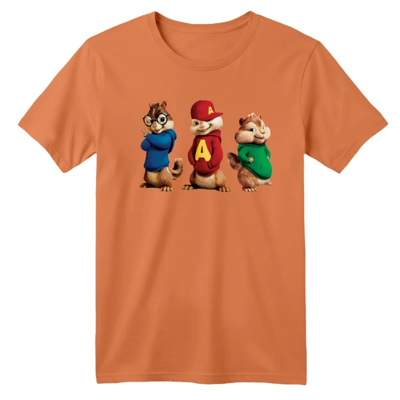 تی شرت آستین کوتاه بچگانه مدل آلوین و سنجاب ها کد ۲