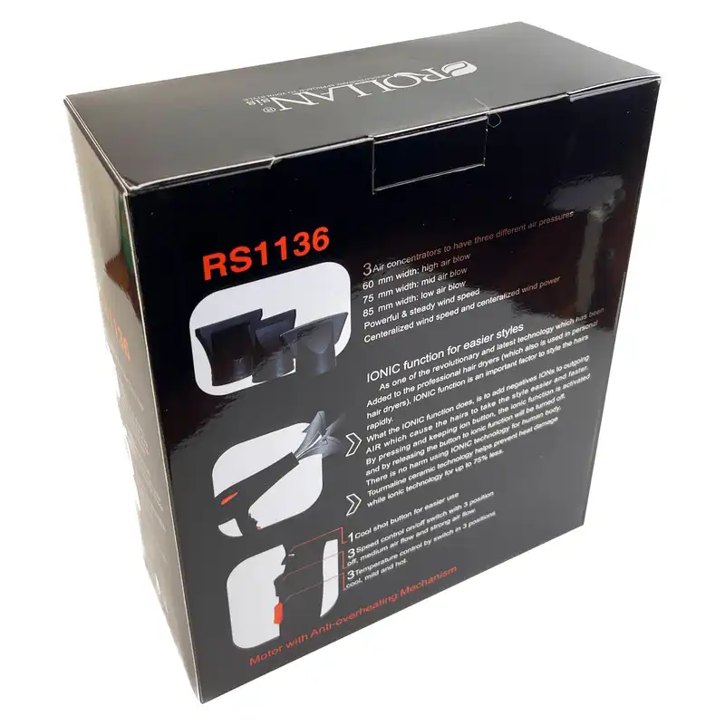 سشوار حرفه ای رولن مدل RS1136 new