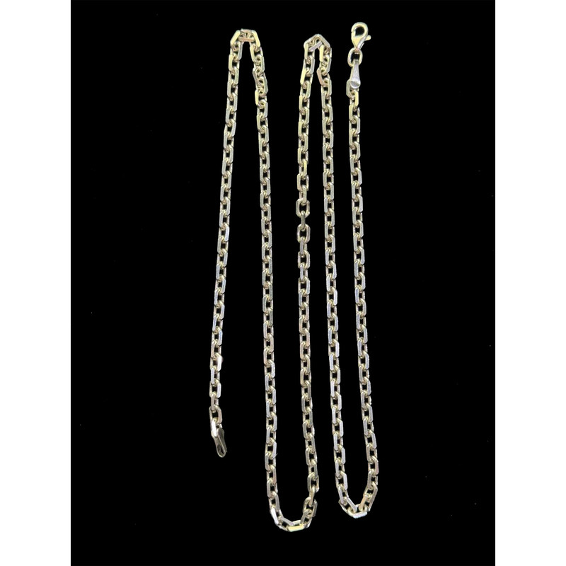 زنجیر نقره مردانه مدل دیپلمات کد Tk21 زنجیر نقره مردانه مدل دیپلمات کد Tk21