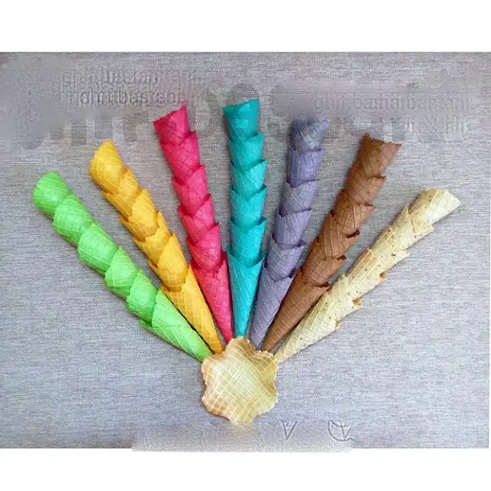 قالب شیرینی به گز طرح قیف مدل Be بسته 3 عددی