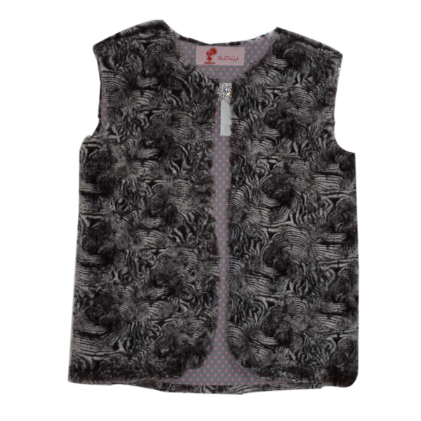 جلیقه دخترانه مدل پلنگی