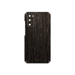 MAHOOT Dark-Gold-Stripes-Wood Cover Sticker for Samsung Galaxy S20 FE
