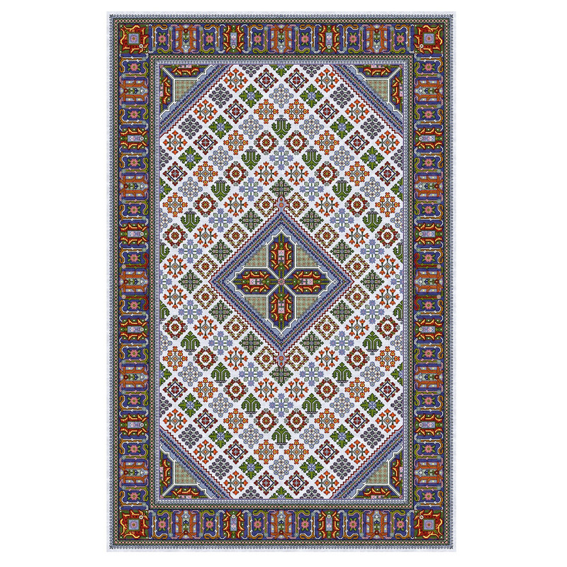 فرش دستباف 6 متری طرح جوشقانی مدل جنگلی کد 110