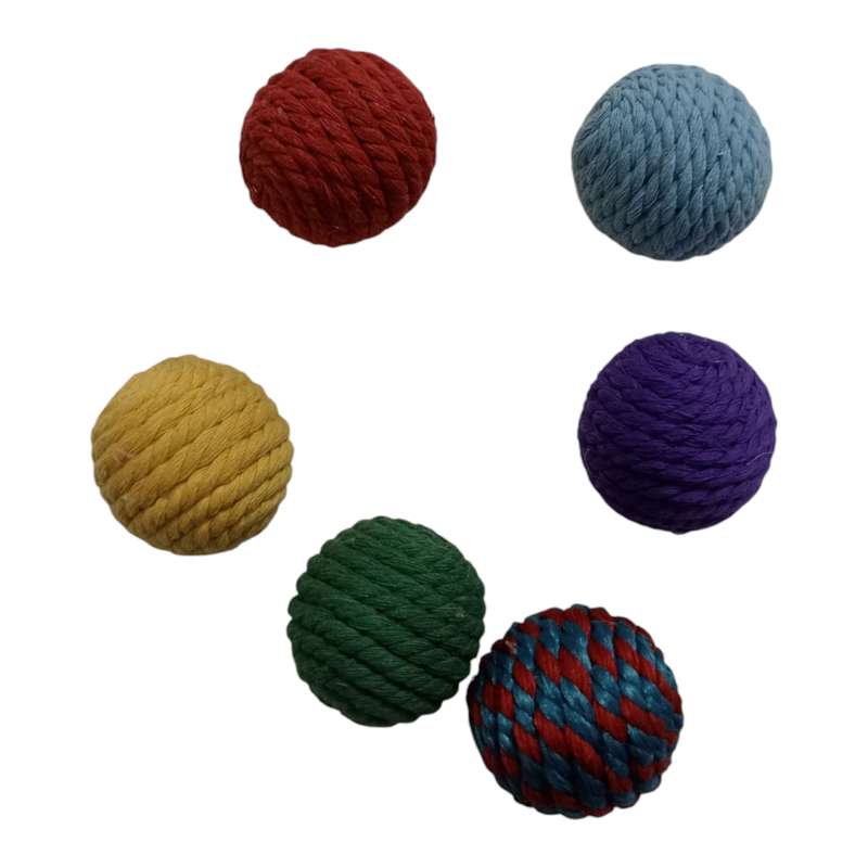 اسباب بازی سگ و گربه مدل توپ کد S10 مجموعه 6 عددی