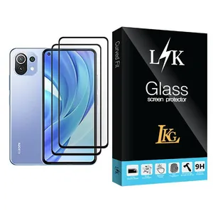 LKG LK Glass MIX002 Screen Protector For Xiaomi Mi 11 Lite Pack Of 2