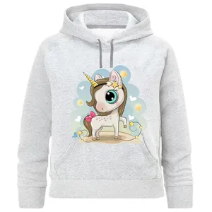 هودی دخترانه مدل اسب تک شاخ کد h3