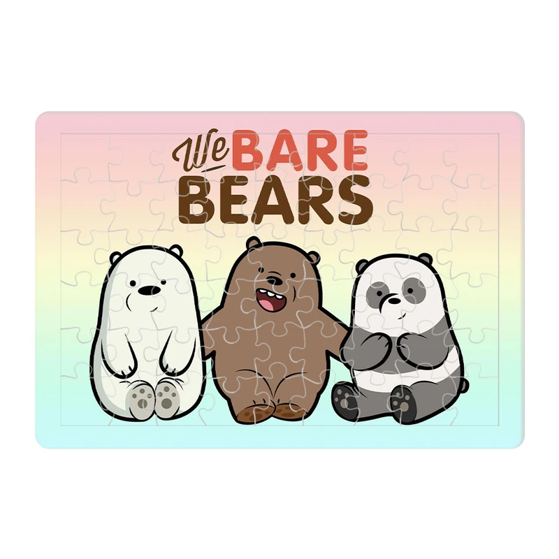 پازل 54 تکه طرح We Bare Bears مدل P0167