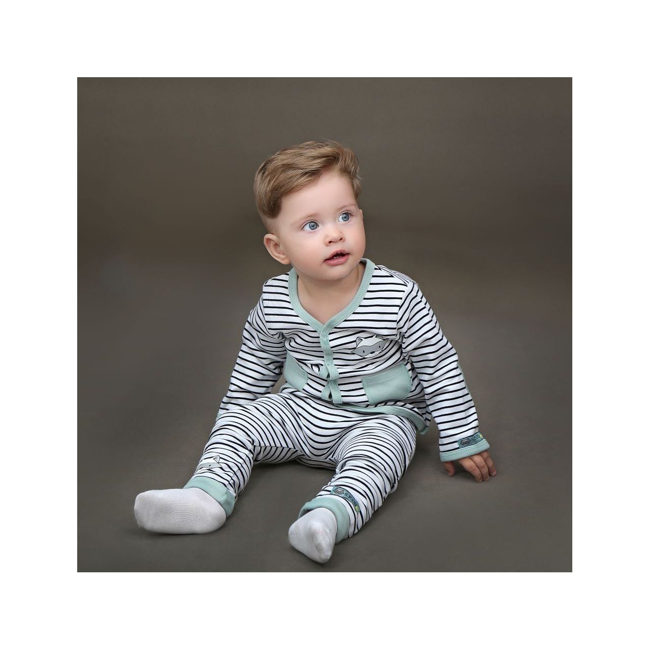 ست شومیز و شلوار نوزادی اسپیکو مدل رافائل -  - 8