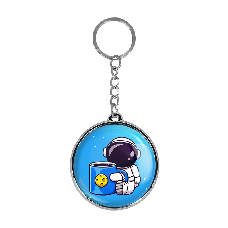 جاکلیدی خندالو طرح فضانورد Spaceman مدل دوطرفه کد 2511625113