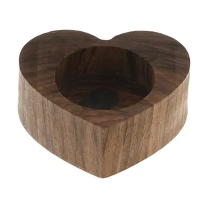 جاشمعی چوبی گالری شمرون مدل قلب کد CSK101B0